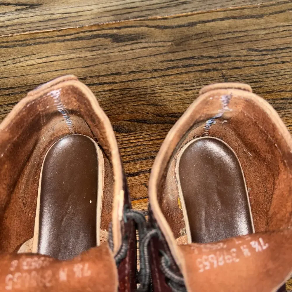 Eastland Seneca Moc Toe Chukka Boots Brown Leather Lace Up Women’s 7.5